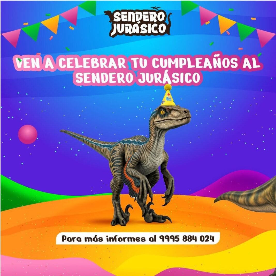 CUMPLEAÑOS JURÁSICO: NUEVA EXPERIENCIA EN PROGRESO