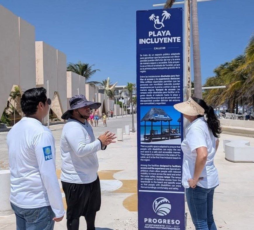 Erik Rihani refuerza información turística y de seguridad en el puerto