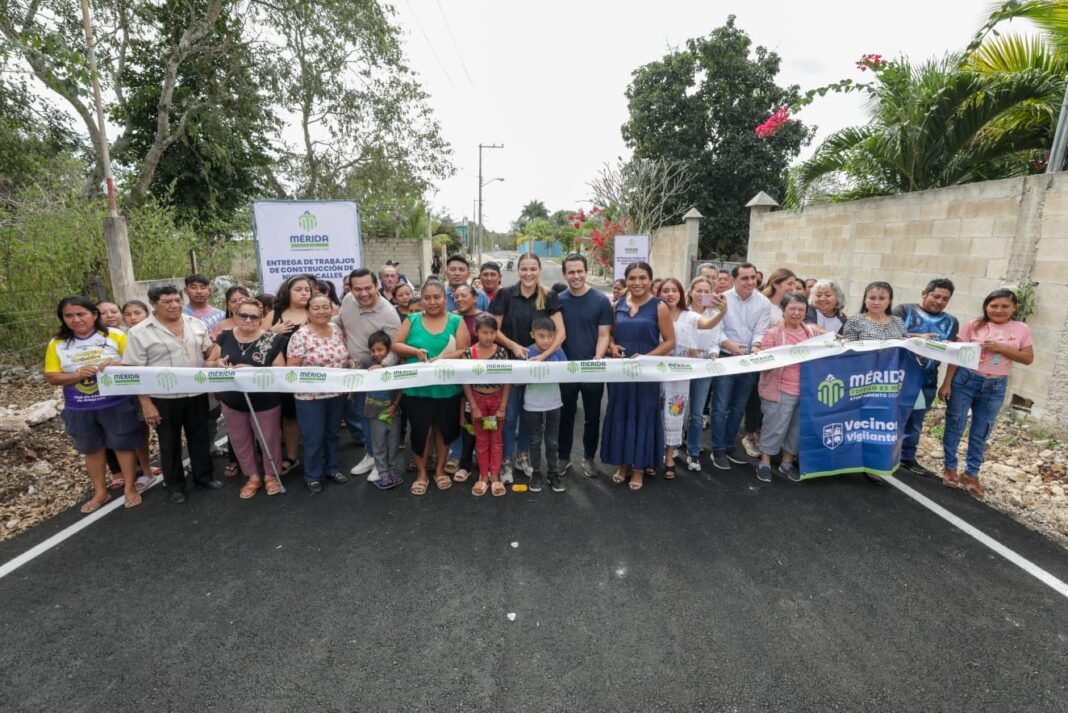 Mérida fortalece comisarías con obras de agua potable y nuevas vialidades