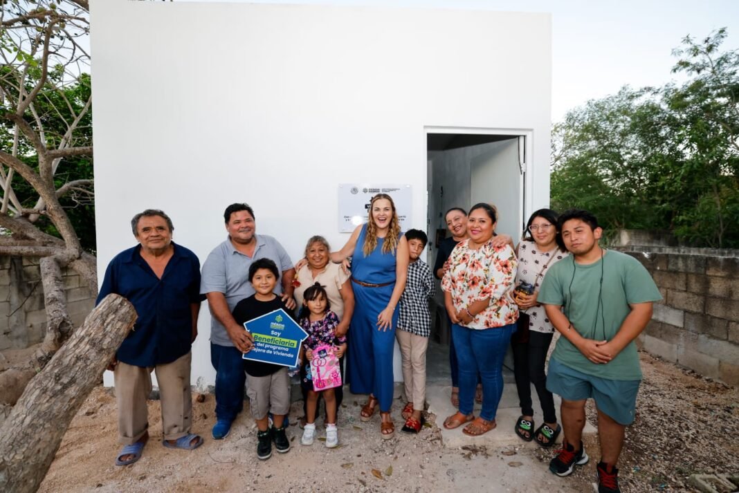 Cecilia Patrón abate el rezago habitacional en Mérida: más de mil acciones de vivienda transforman el sur