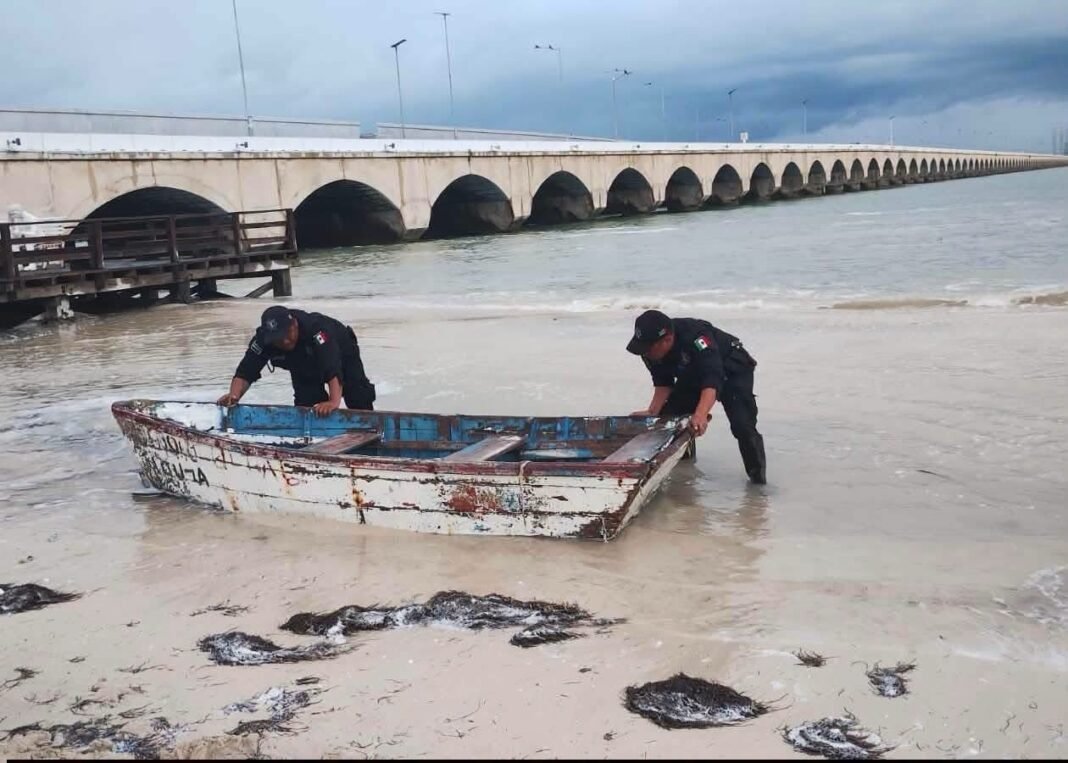 Elementos de Seguridad Pública mantienen patrullajes preventivos durante la noche y atienden situaciones de riesgo en la costa yucateca